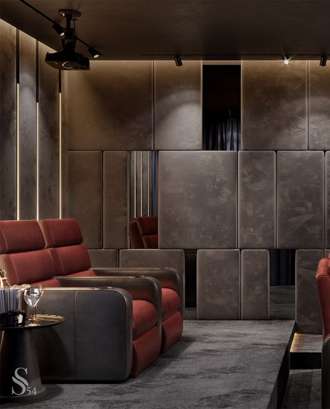 Cinema Room Design, Home Theatre Design, Home Theater Room Design, Karaoke Room, Theater Room Design, Theatre Interior, Home Cinema Room, Best Home Theater, Home Theater Rooms