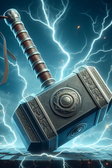 Loki Asgard, Thor Hammer Tattoo, Hammer Picture, Thor Tattoo, Hammer Tattoo, Dc Comics Vs Marvel, Arte Viking, Thor Wallpaper, Thor Art