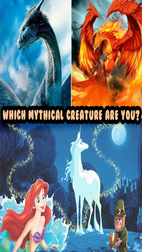 Which Mythical Creature Are You? What Mythical Creature Are You Quiz, Mythical Creatures Aesthetic, Mythical Dogs, Fantasy Zodiac, Myth Creatures, Astronomy Aesthetic, Mystic Creatures, Harry Potter Creatures, Mystical Creature