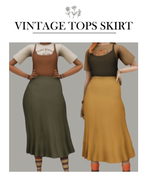 Fullbody check long skirt recolor | Ziearel on Patreon Sims 4 Cc Maxis Match Clothing Retro, Sims 4 Cc Mm Clothes, Sims Fits, Lotes The Sims 4, Sims Clothes, The Sims 4 Pc, Pelo Sims, The Sims 4 Packs, Sims 4 Mm Cc