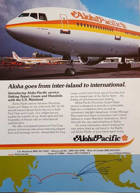 Aloha Airlines, Airline Advertising, Photo Surf, Pacific Airlines, Hawaiian Airlines, Vintage Airline, Aviation Posters, Trip To Maui, Passenger Aircraft