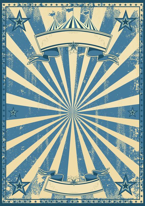 Blue circus retro vector illustration Cirque Vintage, Circus Background, Retro Circus, Vintage Circus Posters, Circus Poster, Circus Tent, Blue Duvet Cover, Retro Background, Circus Theme