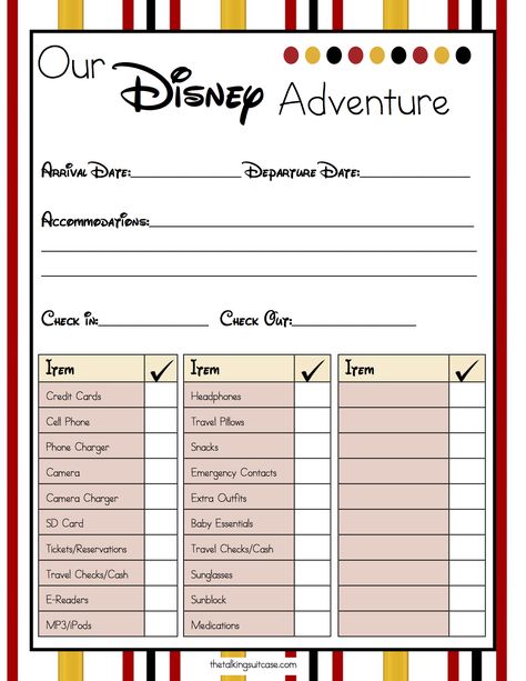 Are you planning a trip to the happiest place on earth?  Print our FREE printable Disney vacation planner. Set includes 4 sheets. Disneyland Planner, Disney Planning Printables, Disney World Itinerary, Vacation Planner Template, Disney Savings, Disney Packing, Disney Surprise, Disney Planner, Disneyland Planning