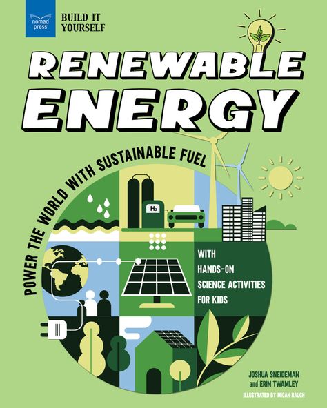 Renewable Energy: Power the World with Sustainable Fuel with Hands-On Science Activities for Kids by Erin Twamley (Author), Joshua Sneideman (Author), and Micah Rauch (Illustrator) @ Amazon | Bookshop Booktalk: Scientists ages 9 to 12 learn how switching from nonrenewable energy sources to renewable ones can help make our homes, businesses, cities, and world better, …  

Continue reading "Renewable Energy" 

The post Renewable Energy appeared first on Anastasia Suen. Renewable Energy Infographic, Renewable Energy Illustration, Solar Energy For Kids, Renewable Energy Design, Hydro Energy, Environmental Posters, Renewable Energy Projects, Solar Power House, Awareness Poster