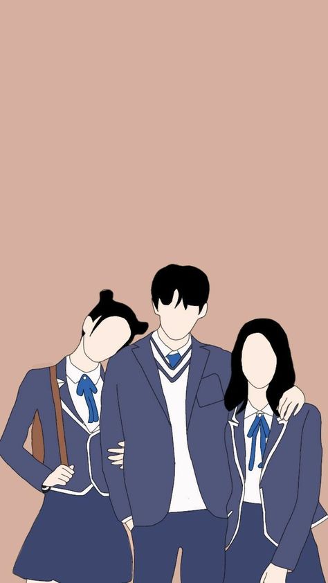 1 Girl And 2 Boys Friends, Friendship Wallpaper, Book Cover Background, Boy Sketch, Anime Lineart, Best Friends Cartoon, Anime Siblings, Friends Illustration, Cover Wattpad