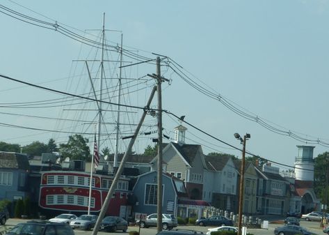 Saugus Massachusetts, Lynn Massachusetts, Roadside Signs, Cape Ann, Interesting Buildings, Christmas Tree Shop, Wooden Ship, Tree Shop, State Of Florida