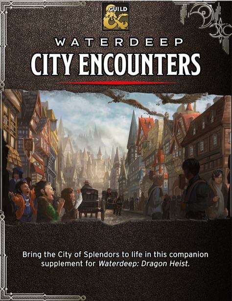 Waterdeep: City Encounters - Dungeon Masters Guild | Dungeon Masters Guild Waterdeep Dragon Heist, Weather Chart, Dnd Dragons, Forgotten Realms, D D Maps, D&d Dungeons And Dragons, Custom Book, Dungeon Master, City Maps