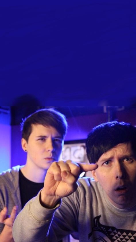 I'm going to use this as my phone lockscreen when i finally can afford to replace my old phone that broke because i'm clumsy and dropped it 2000000 times Dan And Phil Wallpaper, Daniel James Howell, British Youtubers, Dan And Phill, Phil 3, Tyler Oakley, Phil Lester, Dan Howell, Amazingphil