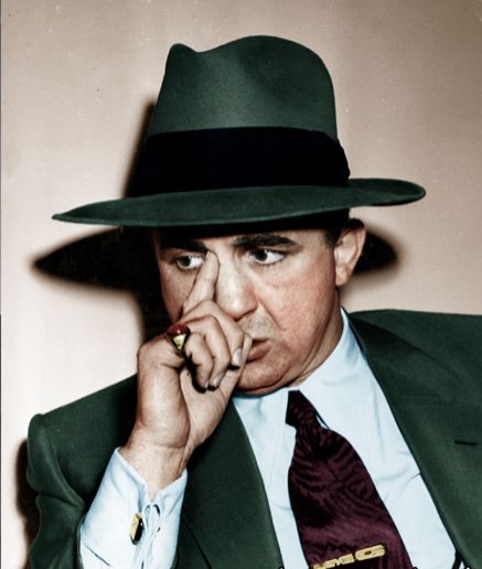 Color Photo - Mickey Cohen - King of Los Angeles Mickey Cohen, Gangster Squad, The Gangster, The Past