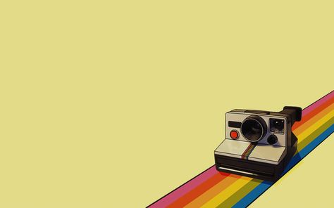 Retro Rainbow Wallpapers - Wallpaper Cave Camera Wallpaper, Polaroid Photography, Western Wallpaper Iphone, Fb Cover Photos, Retro Background, Retro Camera, Rainbow Wallpaper, Instagram Wallpaper, Retro Rainbow