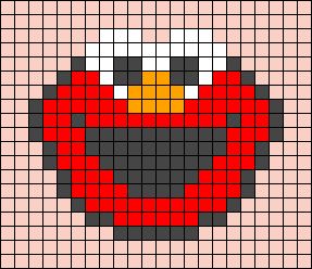 Cute Alpha Patterns, Stitch Bag, Autumn Cross Stitch Patterns, Elmo Sesame Street, Tiny Cross Stitch, Pixel Art Templates, Graph Paper Art, Diy Friendship Bracelets Patterns, Animal Cross Stitch Patterns