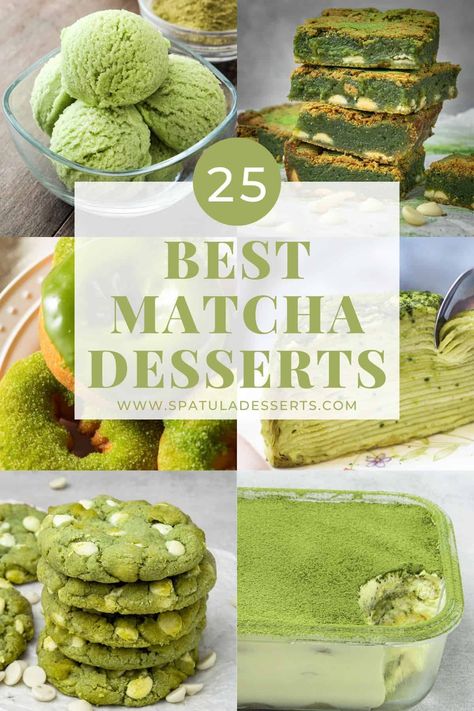 Best Matcha Desserts collection. Yummy Matcha Drinks, Matcha Creme Brulee, Matcha Deserts Recipe, Best Matcha Recipes, Baking With Matcha, Japanese Matcha Dessert, Matcha Recipe Food, Green Tea Dessert Recipe, Easy Matcha Desserts