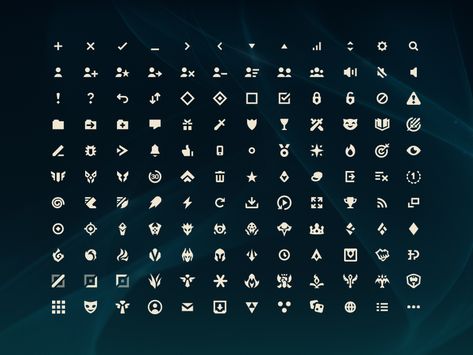 Hextech Iconography by Ricky Linn #Design Popular #Dribbble #shots Menu Icon Design, Card Icon, Elite Dangerous, Dot Icon, Trendy Games, Game Icons, Map Icons, Game Interface, Game Ui Design