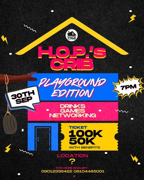 House party flyer for HOP’s CRIB #houseparty #fkyerdesigj #explore #grphicdesign House Party Flyer Design, House Party Flyer, Graphic Design Flyer, Party Flyer, House Party, Social Media Design, Party Design, Flyer Design, Dj