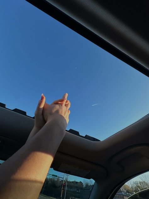 Couple pictures, couple poses, sunroof pictures, couple sunroof,couple goals,holding hands aesthetic Holding Hands Aesthetic, Hands Aesthetic, Couple Poses, Couple Posing, Couple Pictures, Couple Goals, Summer Vibes, Holding Hands, Hold On