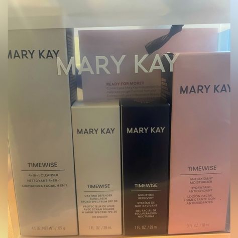 Mary Kay TimeWise Miracle Set in Normal to Dry Timewise Miracle Set, Mary Kay Timewise, Day Cream, Night Cream, Night Creams, All Brands, Mary Kay, Facial, Moisturizer