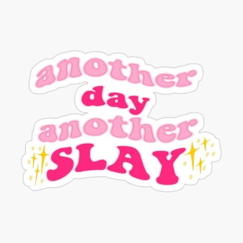 Yellow Pastel Aesthetic, Slay Sticker, Another Day Another Slay, Digital Art Inspiration, Yellow Pastel, Fancy Fashion, Bliss Balls, Social Media Marketing Content, Craft Room Decor