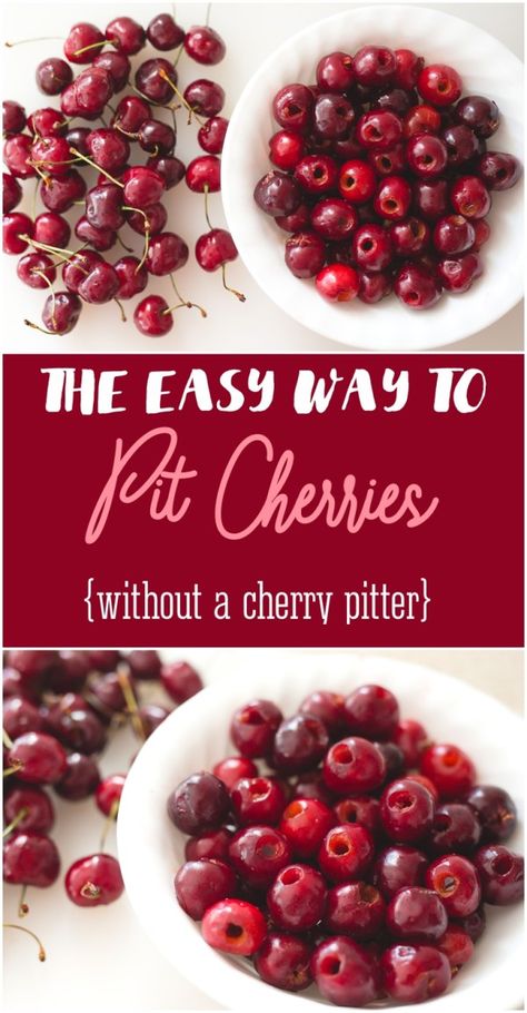 Sweet Cherry Recipes, How To Pit Cherries, Sour Cherry Recipes, Fresh Cherry Recipes, Cherry Jam Recipes, Cherry Pitter, Bing Cherries, Canned Cherries, Cherry Season