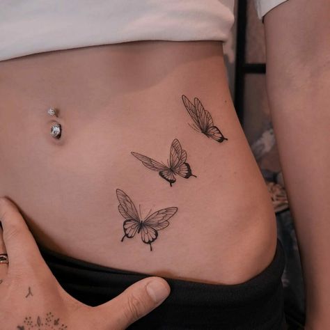 Vline Tattoo Girl, Low Back Tattoo Women Ideas, Women V Line Tattoo, V Line Tattoos Women, V Line Tattoo, Tattoo Ideas Female Baddie, V Line Tattoos, V Tattoo, Line Tattoo Ideas