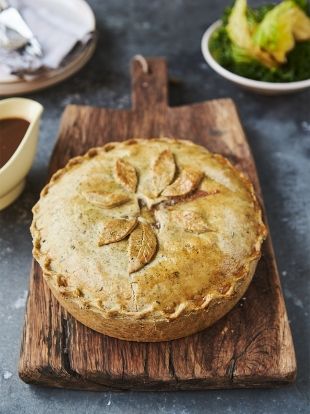 Jamie Oliver and Warwick Davis cooked up this indulgent and delicious beef pie recipe, with naughty nuggets of oozy Stilton cheese. Beef Pie Recipe, Game Pie, Stilton Cheese, Warwick Davis, Winning Recipes, Beef Pies, Jamie Oliver Recipes, Savory Pastry, Meat Pie