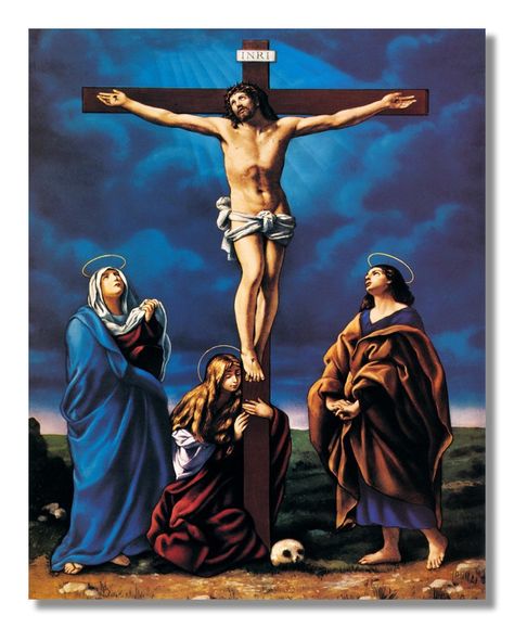 Cross Canvas Art, Friday Pictures, Church Icon, Crucifixion Of Jesus, Religious Pictures, Jesus And Mary Pictures, Jesus Christ Art, Catholic Images, Bible Pictures