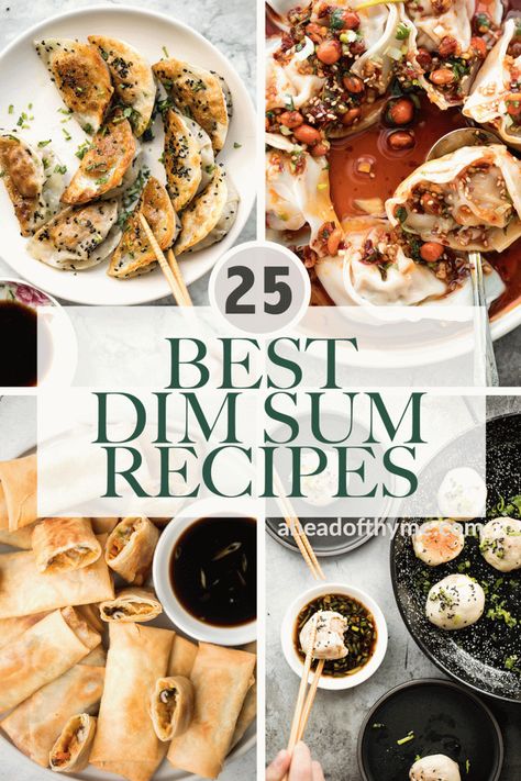 Dim Sum Party, Bamboo Steamer Recipes, Dumplings Steamed, Hosting Food, Vegetarian Spring Rolls, Chinese Appetizers, Asian Seasoning, Chinese Dim Sum, Dim Sum Recipes