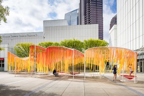 Bryony Roberts’s<em> Outside the Lines</em> Makes Space for Everybody Atlanta Museums, Event Entrance, Outdoor Installation, Rooftop Design, Wall Tiles Design, Art Beat, High Museum, Public Sculpture, Interactive Installation