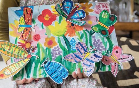 Lois Ehlert Art Projects, Child Rights Craft, Spring Art Activities, Wacky Art, Art Creative Ideas, Tracey English, Lois Ehlert, Art Children, Franz Marc