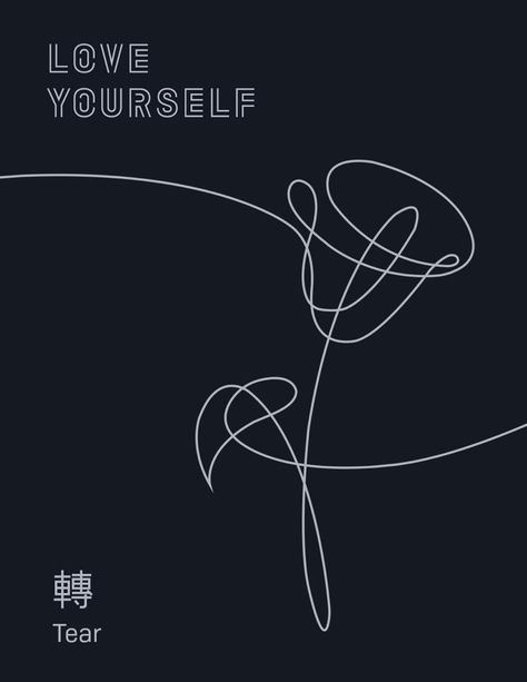 Love Yourself Tear Tattoo, Love Yourself Album Cover, Love Yourself Album, Love Yourself Song, Bts Tattoos, $b Wallpaper, Kpop Iphone Wallpaper, Jungkook V, Bts Love Yourself