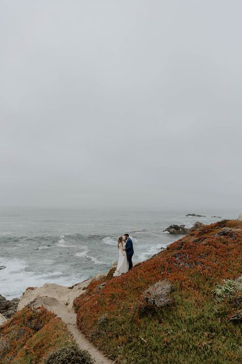 Big Sur Elopement, Best Places To Elope, California Engagement Photos, Big Sur Wedding, Places To Elope, California Sunset, Big Sur California, California Engagement, Couple Session