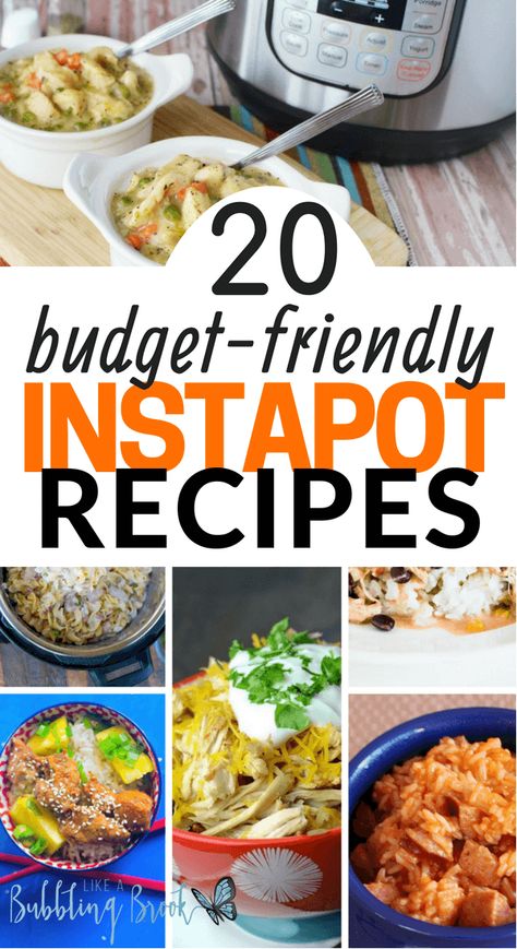 Looks like it's time to stop heading to the drive thru and busting our budget!!! These budget Instapot recipes are cheap, easy, and more healthy. Super fast to make! Instant pots are awesome! Easy Fast Healthy Dinner Recipes, Easy Instapot Recipes, Cheap Instant Pot, Instapot Recipes Chicken, Instant Pots, Easy Weekday Meals, Easy Budget, Best Instant Pot Recipe, Easy Homemade Recipes