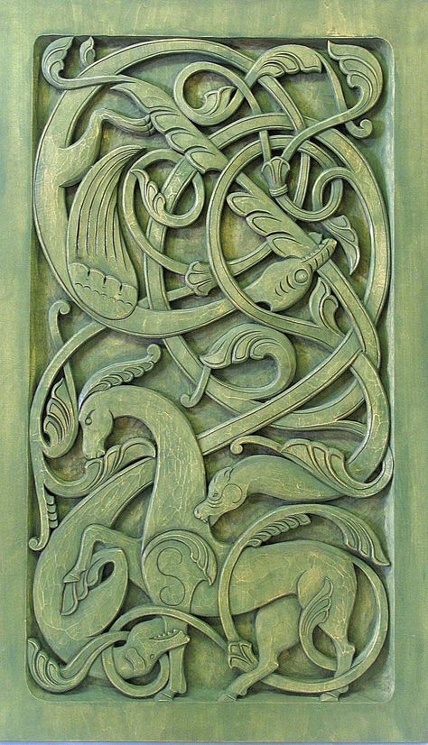 Gallery Slideshow — Norsk Wood Works, LTD Celtic Artwork, Wood Relief, Ornament Drawing, Celtic Patterns, Wood Works, Celtic Art, Pottery Sculpture, Celtic Designs, Medieval Art