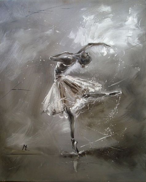 Monika Luniak, Womens Painting, Painting Dancing, Ballet Painting, Dancer Painting, Arte Peculiar, Ballerina Art, Dancers Art, Ballet Art