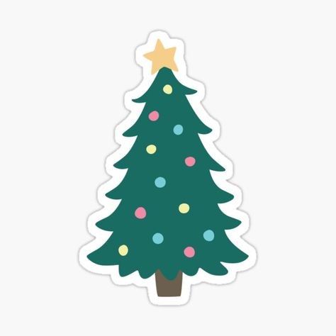 Millions of unique designs by independent artists. Find your thing. Aesthetic Christmas Tree, Christmas Tree Sticker, Sticker Images, Tree Sticker, Homemade Stickers, Amazon Christmas, Buy Christmas Tree, Design Stickers, Christmas Tree Cookies