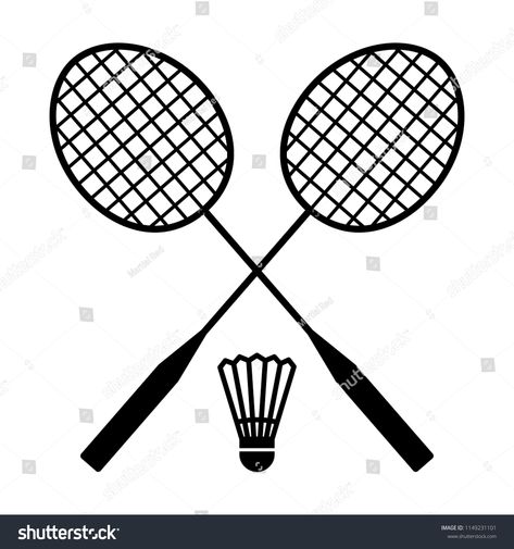 Two badminton racquets or rackets with shuttlecock \u002F birdie line art vector icon for sports apps and websites #Ad , #Ad, #shuttlecock#u002F#birdie#badminton Shuttlecock Drawing, Badminton Birdie, Dinners Recipes, Marinated Pork Tenderloins, Easy Vegetarian Lunch, Lean Meals, Easy Meatloaf, Line Art Vector, Sport Craft