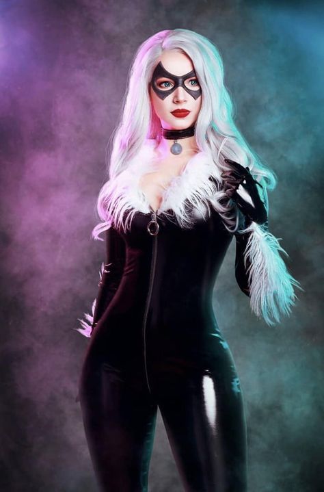 Black Cat by Enji Night Enji Night, Miss Hulk, Black Cat Cosplay, Latex Cosplay, Black Cat Marvel, Marvel Cosplay, Marvel Girls, Amazing Cosplay, Best Cosplay