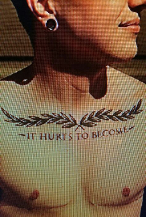 Trans Guy Tattoo, Tattoo Ideas Nonbinary, Tattoo Ideas Queer, Trans Man Tattoo, Trans Masc Tattoo Ideas, Subtle Trans Tattoo, Ftm Tattoo Ideas, Trans Chest Tattoo, Top Surgery Tattoo Ideas