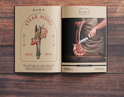 Steak Menu Design, Menu Book Design, Steak House Menu, Steakhouse Design, Steak Package, Steak Menu, Steak Restaurant, Menu Book, Steak House