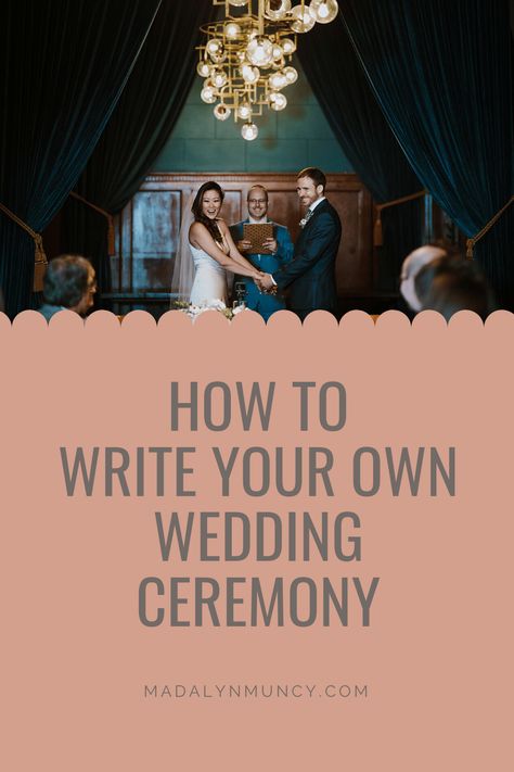 How To Write A Wedding Ceremony, Spiritual Wedding Ceremony Script, Writing Wedding Ceremony, How To Plan A Wedding Ceremony, Officiating A Wedding Ceremony, Wedding Ceremony Checklist, Wedding January, Wedding Cermony, Ceremony Script