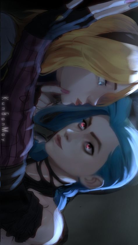 Lux And Jinx Lol, Lux And Jinx Fanart, Jinx And Lux Fanart, Jinx League Of Legends Fanart, Jinx X Lux Fanart, Lux League Of Legends, League Of Legends Anime, Champions League Of Legends, Vi League Of Legends