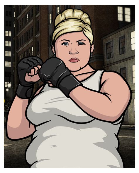 Pam Poovey (Amber Nash) Archer Pam, Pam Poovey, Archer Cartoon, Archer Fx, Sterling Archer, The Secret (book), Model Images, Role Model, Strong Girls