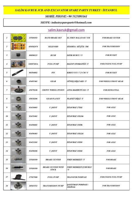 Jcb Spare Parts Catalog Cabin Doors, Gear Wheels, Cabin Lighting, Hydraulic Systems, Parts Catalog, Wheel Rims, Spare Parts