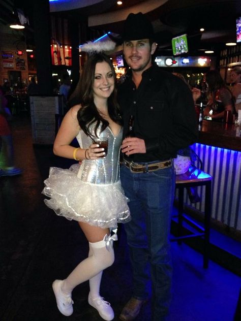 Cowboy And Angel Costume, Cowboys And Angels Halloween Costume, Cowboys And Angels Costume, Cowboys Halloween Costume, Couples Costumes Cowboy Cowgirl, Men Cowboy Outfits Halloween, Angels Costume, Cowboys And Angels, Couples Costumes