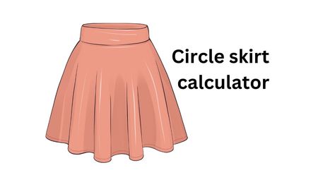 Full Circle skirt pattern {& free sewing tutorial) - SewGuide Skater Skirt Pattern Free, Skirt Pattern Free Sewing, Circle Skirt Pattern Diy, Full Circle Skirt Pattern, Easy Circle Skirt, Skater Skirt Pattern, Circle Skirt Calculator, Pattern Free Sewing, Diy Circle Skirt