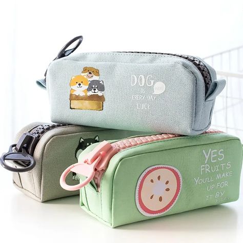 Custom Large Capacity Storage School Pen Pencil Bags Case Stationery Holder - Buy Pencil Bags,Pencil Bag Pouch,Pencil Bag Custom Product on Alibaba.com Dog Fruit, Cartoon Features, Big Pen, Laptop Backpack Mens, Zipper Pencil Case, Fruit Cartoon, Cowhide Handbags, Pen Bag, Pencil Case Stationery