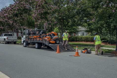 Commercial landscaping and lawn care equipment | Husqvarna US Commercial Mowers, Robotic Mowers, Landscaping Equipment, Commercial Landscaping, Landscape Projects, World Leaders, Environmental Impact, Lawn Care, Get The Job