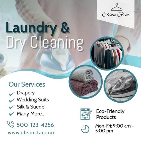 Laundry Delivery, European Laundry, Dry Cleaning Business, Cleaning Service Flyer, Laundry Dry Cleaning, Laundry Business, Laundry Shop, Dry Cleaning Services, Laundry Design