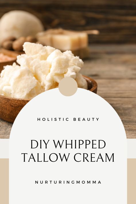 Holistic Beauty: DIY Whipped Tallow Cream for Radiant Skin Whipped Tallow Face Cream, Whipped Tallow Body Butter, Tallow Cream, Tallow Face Cream, Tallow Lotion, Clean Fruit, Fruit Cleaning, Diy Skincare Products, Fruit Wash