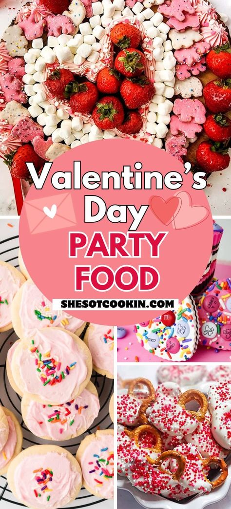 Get ready for the perfect Valentine's Day party with irresistible treats like festive Valentine's puppy chow, sweet and salty Valentine's chocolate pretzels, and a stunning Valentine's charcuterie board filled with love-themed goodies to impress your guests!