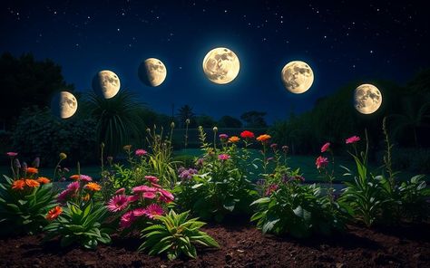 Discover 5 effective techniques to enhance your gardening using Moon Gardening Lunar Phases. Learn how to sync your planting with the moon's cycles for optimal growth. Check more at https://majesticgardening.com/master-lunar-gardening-with-moon-phases/ Lunar Gardening, Moon Gardening, Lunar Phases, Lunar Phase, Moon Garden, Moon Cycles, Indoor Gardening, Moon Phases, Planting